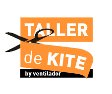 Logo cuadrado de Taller de kite, tienda y reparación de Kite Surf i wing foil